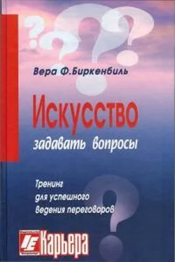 Вера Биркенбиль Искусство задавать вопросы обложка книги