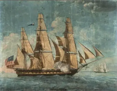 USS Constitution Акварель 1803 г Худ предположительно М Корн Как ни - фото 7