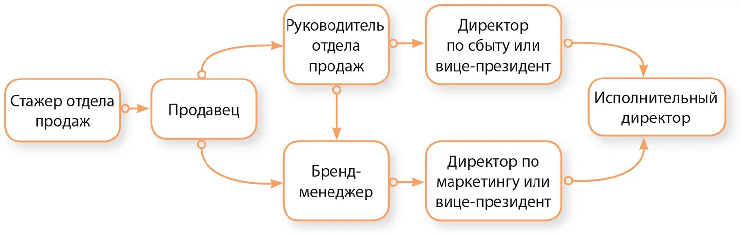 Рисунок 21Возможные карьерные пути для продавцов При продвижении на - фото 5