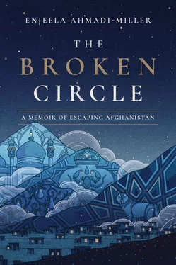 Enjeela Ahmadi-Miller The Broken Circle: A Memoir of Escaping Afghanistan обложка книги