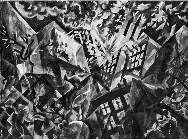 Жорж Грос Взрыв 1917 Вечером 10 ноября 1918 года в воскресный день небо - фото 4