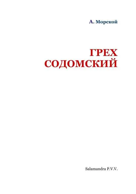 Грех содомский - фото 1
