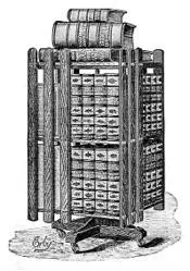 Вертящийся книжный шкаф Даннера The Home Library Над книгой работали Генри - фото 179
