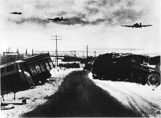 Наши штурмовики уничтожают колонну вражеских войск И В Сталин вызвал - фото 55