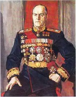 Портрет маршала Г К Жукова Художник П Корин Плакат В Сурьянинова - фото 686