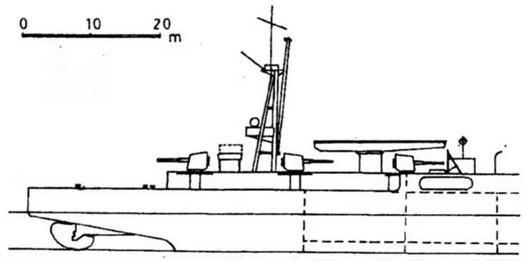 Кума 1941 г Кума 1943 г Легкий крейсер Тама 1940 г Наружный - фото 33