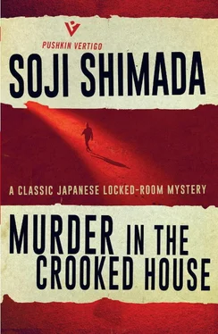 Содзи Симада Murder in the Crooked House обложка книги