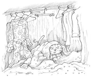 And maybe choosing to hide under Ellies mothers best silver party frock was - фото 10