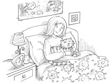 I settled down on Ellies bed She put her arms round me Oh Tuffy I do love - фото 31