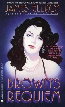 Джеймс Эллрой Brown's Requiem обложка книги