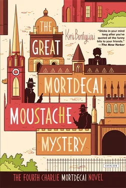 Кирил Бонфильоли The Great Mortdecai Moustache Mystery обложка книги