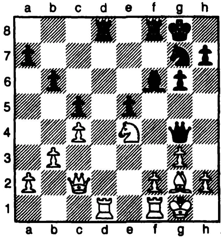 После 1 Nxf6 ферзь и король черных попадают под вилку так что брать коня - фото 3