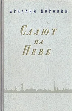 Аркадий Коровин Салют на Неве обложка книги