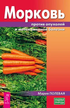 Мария Полевая Морковь против опухолей и мочекаменной болезни обложка книги