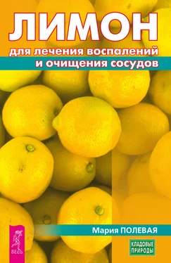 Мария Полевая Лимон для лечения воспалений и очищения сосудов обложка книги