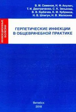 Валерий Семенов Герпетические инфекции в общеврачебной практике обложка книги