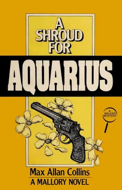 Макс Коллинз A Shroud for Aquarius обложка книги