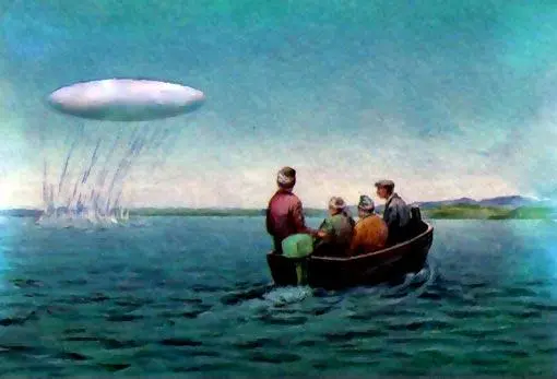 Фото 26Вылет НЛО из Кроноцкого озера Камчатка 1970 г рисунок Н Потапова - фото 26