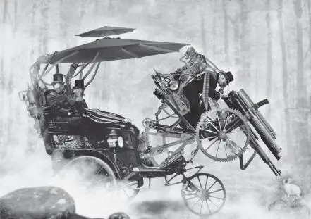 The Tasker Battle Carriage in action recreated by Sam Van Olffen from period - фото 24