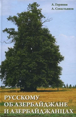 Александр Севастьянов Русскому об Азербайджане и азербайджанцах обложка книги