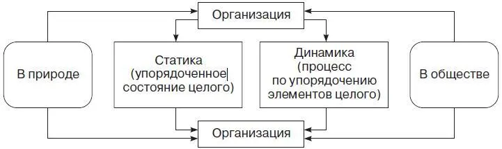 Рис 21 Структурное представление понятия организация Понятия статики и - фото 5