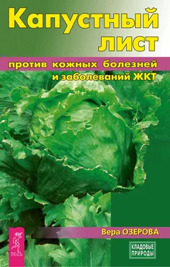 Вера Озерова Капустный лист против кожных болезней и заболеваний ЖКТ