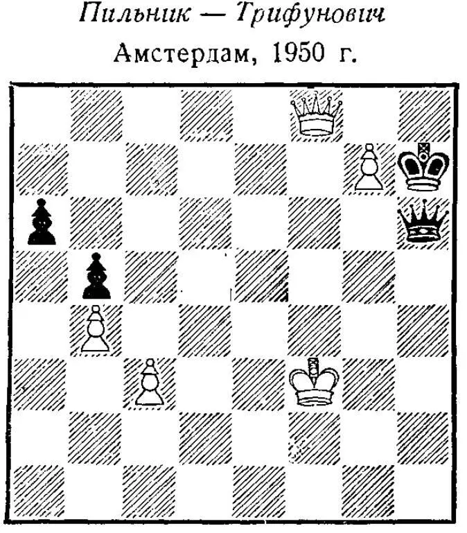 Ход черных 2 Kpf4 Фh6 3 Кре5 Фе3 4 Kpd5 Фd3 5 Крс6 Фс4 Хуже 5 Фc3 - фото 146
