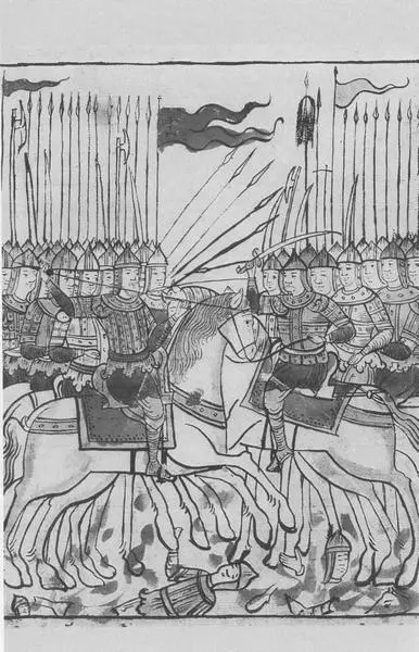 Куликовская битва Миниатюра Сказания о Мамаевом побоище XVII в Памятник - фото 44