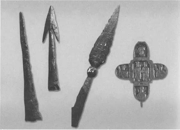 Наконечники копий и нательный крестик найденные на Куликовом поле Князь Олег - фото 50