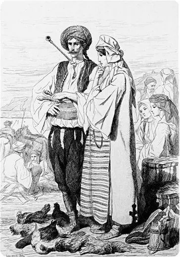 Теодор Валерио Крестьянеморлаки из окрестностей Сплита Рисунок 1864 год - фото 6