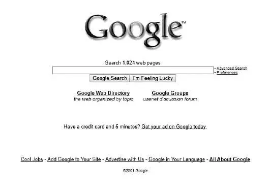 Скриншот главной страницы Google на октябрь 2000 года Источник Archiveorg - фото 19