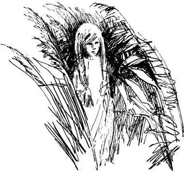Marnie was standing on the bank behind her In her long white dress with the - фото 19