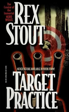 Rex Stout Target Practice обложка книги