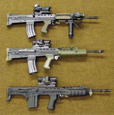 The SA80 went through significant changes as it evolved from the XL64 prototype - фото 14