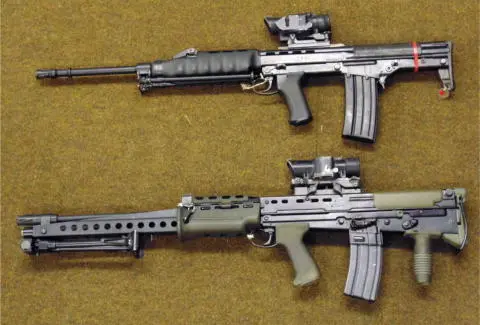 Comparing the XL65 LSW prototype above to the production L86A1 below shows - фото 15