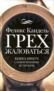 Феликс Кандель Грех жаловаться. Книга притч с извлечениями из хроник обложка книги