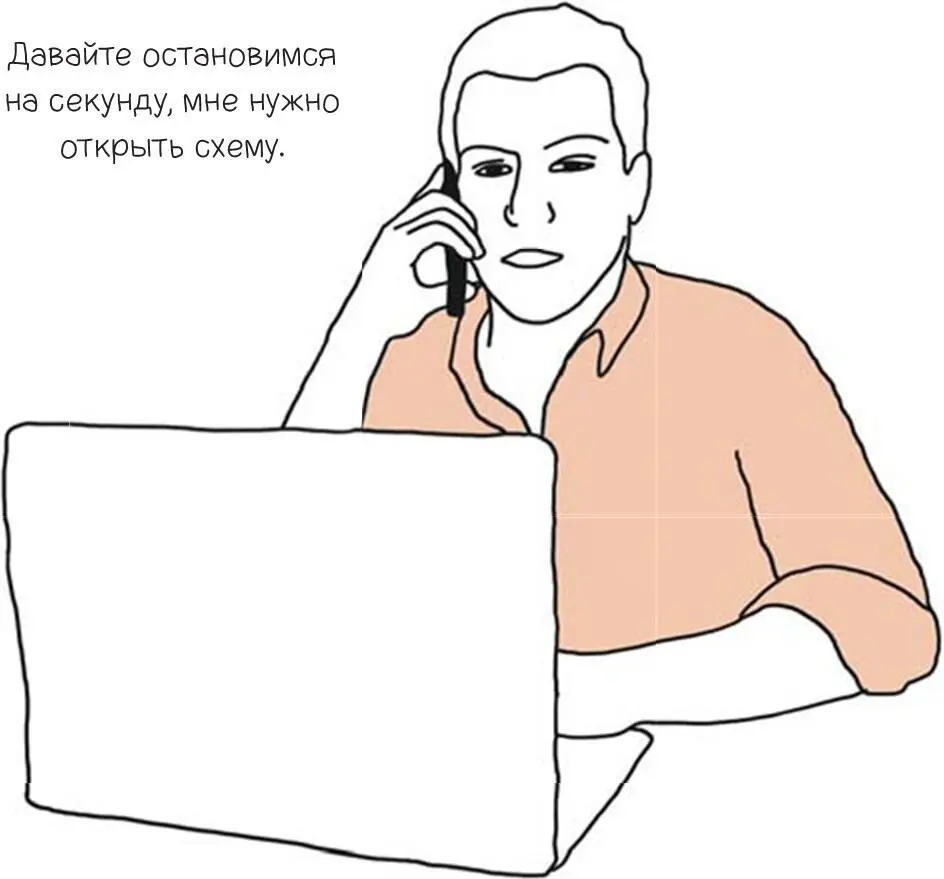 Прервите разговор чтобы найти нужные сведения и напомните всем что мы должны - фото 69