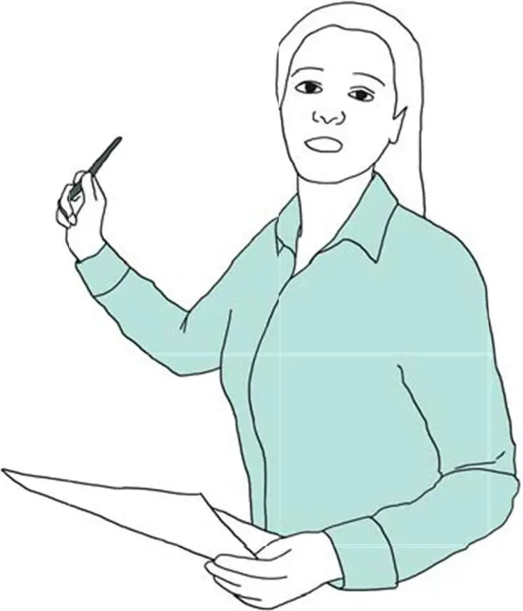Убедитесь что вы всегда держите чтото в руках будь то ручка или пара листов - фото 99