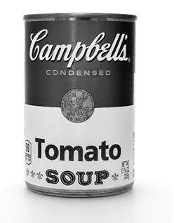 Перерисованная банка супа Campbells стала одной из самых узнаваемых работ Энди - фото 25