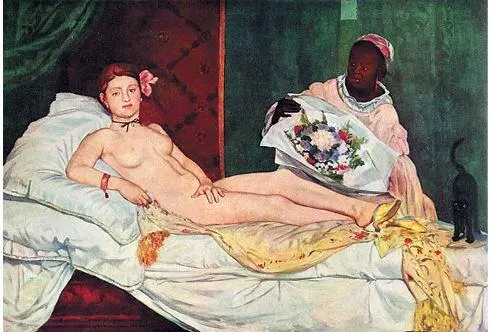 Эдуард Мане Олимпия 1863 г Музей Орсе Париж Тициан Венера Урбинская - фото 102