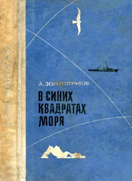 Александр Золототрубов В синих квадратах моря обложка книги