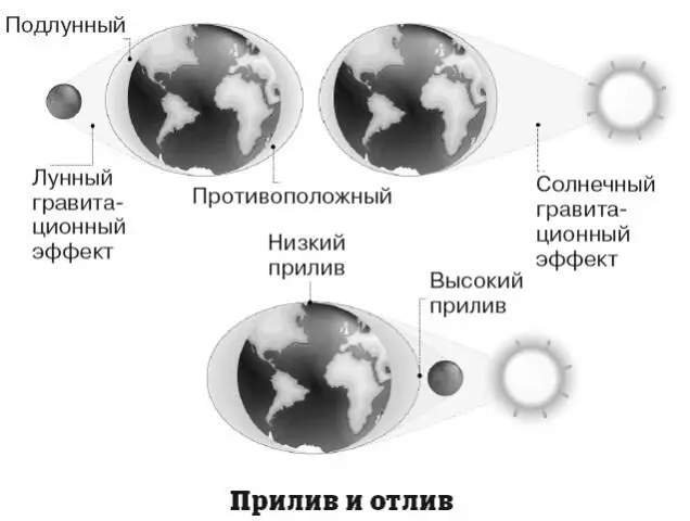 Сила лунного притяжения и сила порожденная взаимодействием взаимным - фото 36