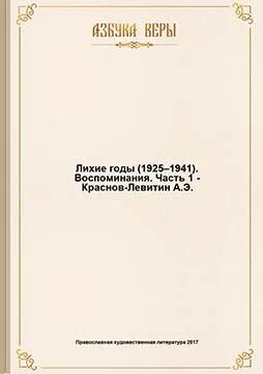 Анатолий Краснов-Левитин Лихие годы (1925–1941): Воспоминания обложка книги