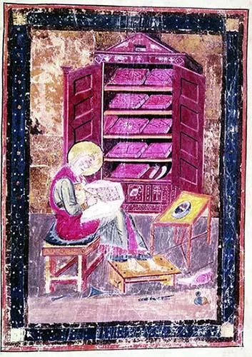 Ездраписец средневековая миниатюра Codex Amiatinus Ок 716 Флоренция - фото 13