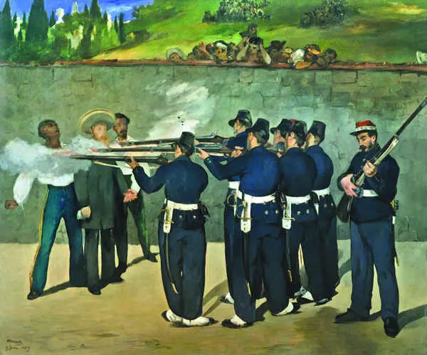 ЭДУАРД МАНЕ КАЗНЬ ИМПЕРАТОРА МАКСИМИЛИАНА 1867 Ситуация с императором - фото 67