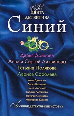 Дарья Донцова Синий обложка книги