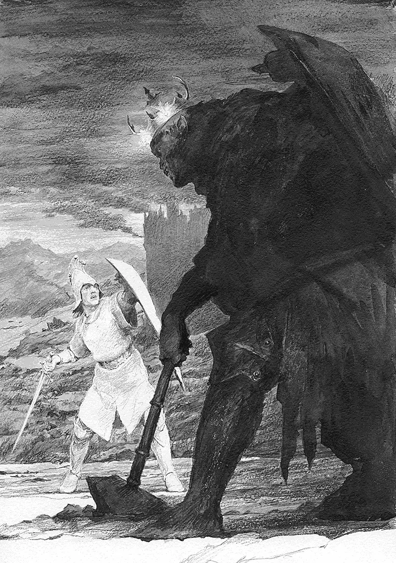 Теперь тень Моргота покрыла все северные земли Только Барахир со своим - фото 45