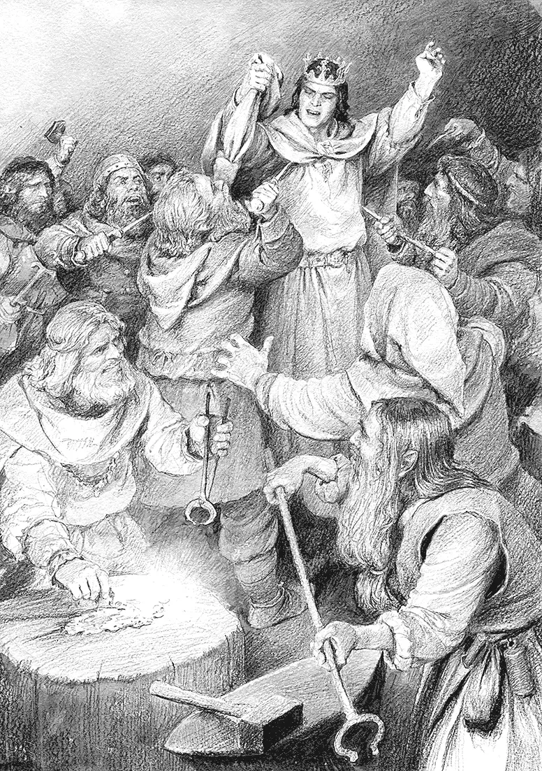 Только с Маблунгом говорила Королева после гибели Тингола Она наказала - фото 63