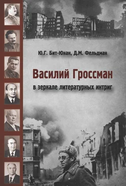 Юрий Бит-Юнан Василий Гроссман в зеркале литературных интриг обложка книги