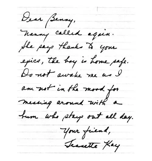 Well Benny thought at least that part is okay The boy is back thank God - фото 35